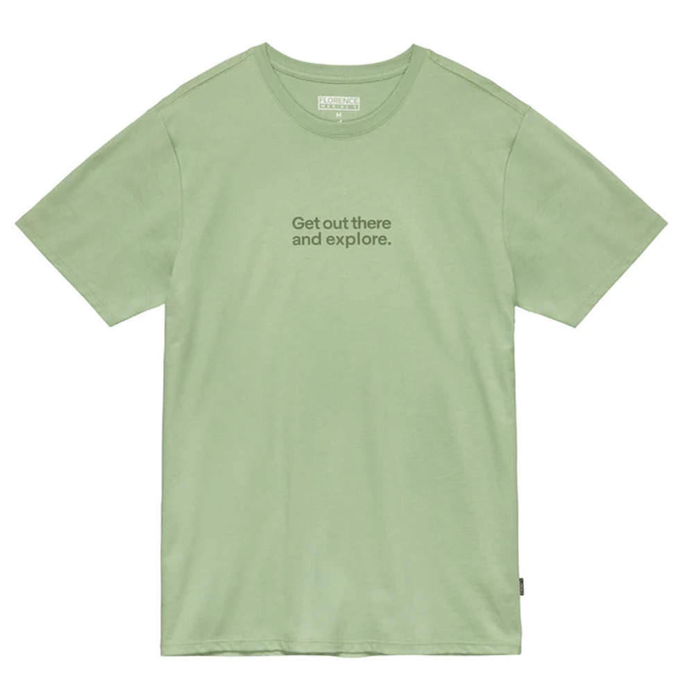 Florence Marine Men's Small GOTAE Organic Cotton Sage T-Shirt E17